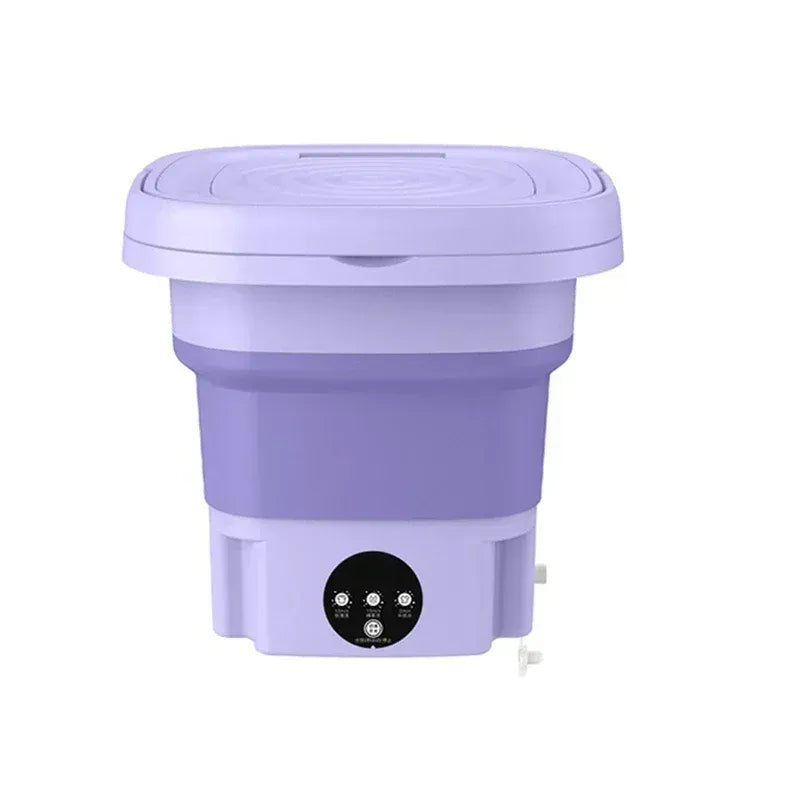 Folding Mini Washing Machine 8L 100V-240V Portable Laundry Washer