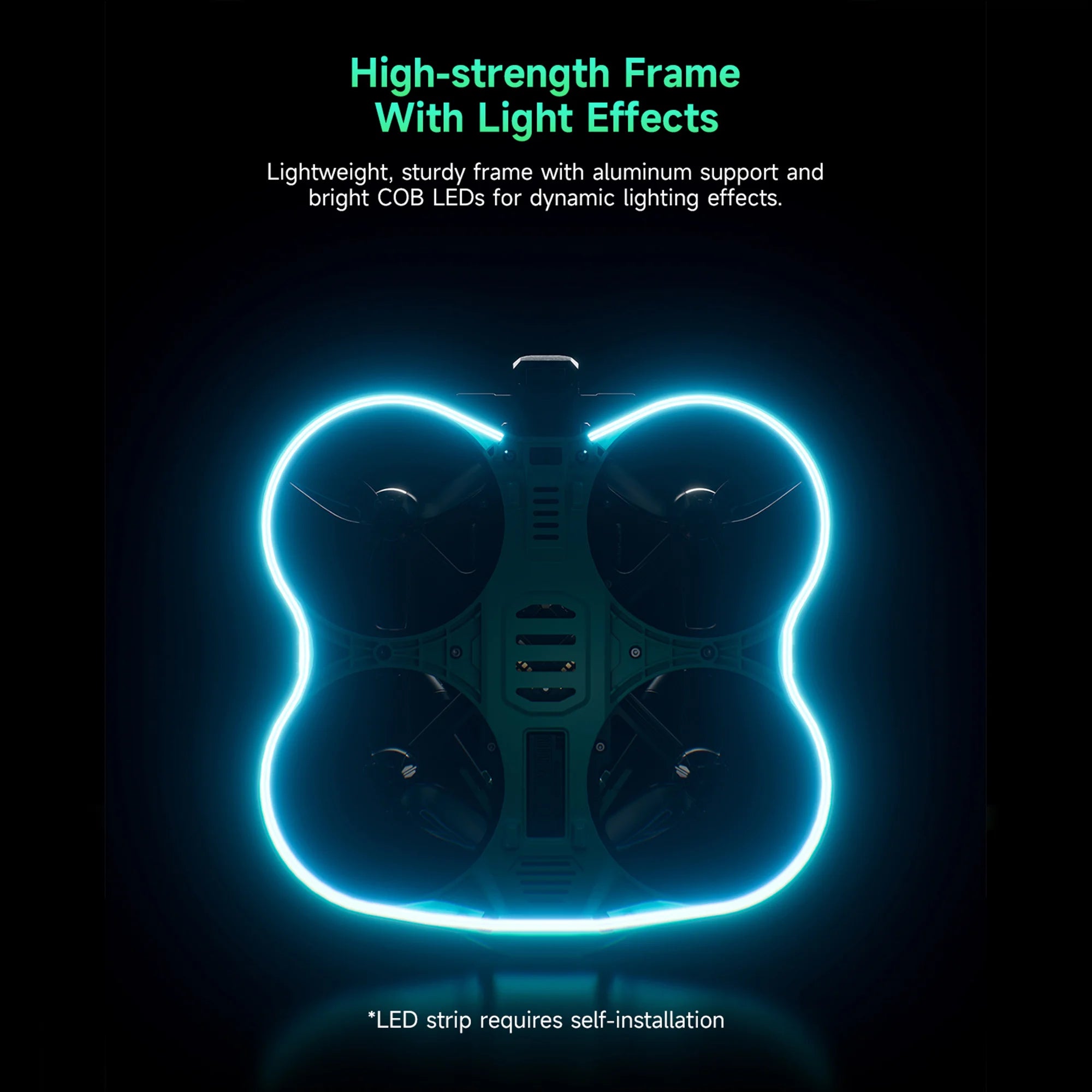 2.5 Inch CineWhoop FPV Drone with 4K 120fps Camera and GPS Tidesmit