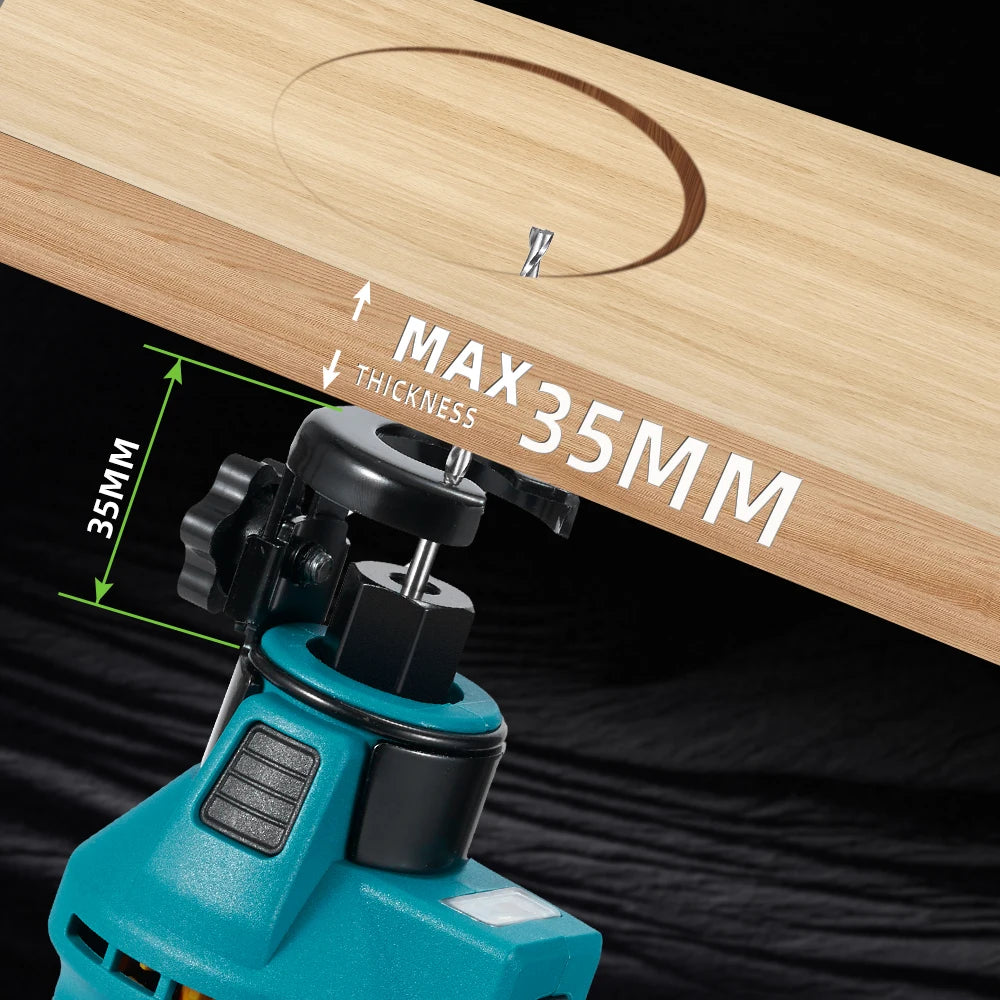 NEWBENY 3 Gears Brushless Electric Drywall Cut Out Tool Cutting Woodworking Drywall Sheetrock Tools For Makita Battery Pin