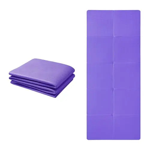 Good Nite Foldable Yoga Mat - TPE Non-Slip 183x61cm for Gym, Pilates & Travel, 0.6cm Thick