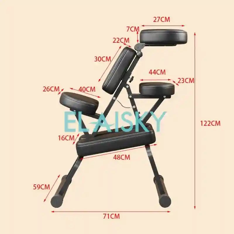 Portable Massage Chair - Ergonomic TuiNa and Tattoo Stool | Tidesmit Massage Chairs Tidesmit