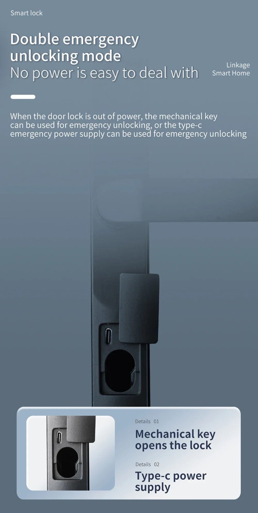 Euro 85 92mm Mortise Smartphone Access Keyless Entry Door Lock Handle Ultra-thin App Remote Operation WiFi Smart Lock