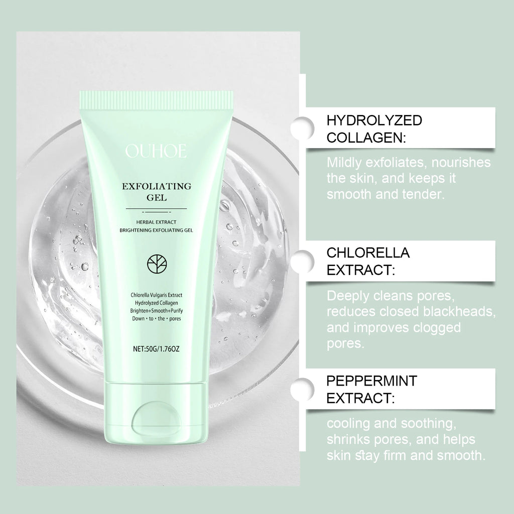 Exfoliating Peeling Gel for Dark Spots - Deep Pore Cleansing 50g Scrubs Treatments Tidesmit