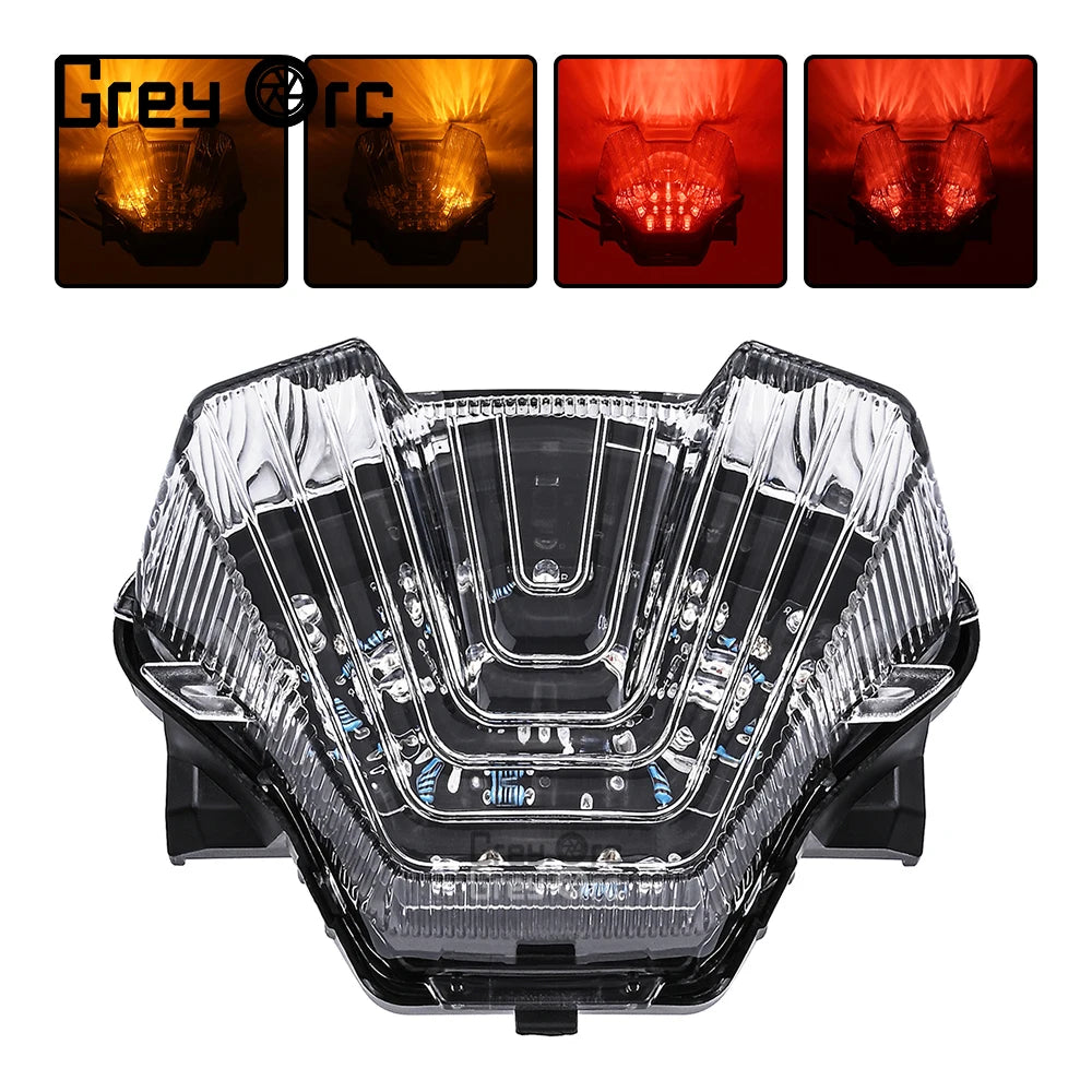 Motorcycle LED Rear Tail Light Brake Turn Signal Integrated Light For Yamaha MT-07 MT07 2018 2019 2020 2021 2022 2023 2024