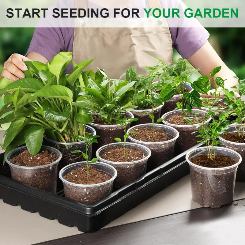 S/M/L/XL Transparent Flowerpot Plant Nursery Pot Seedling Cup Gardening Transplantation Potted Flower Pot Planter Gardening Tool