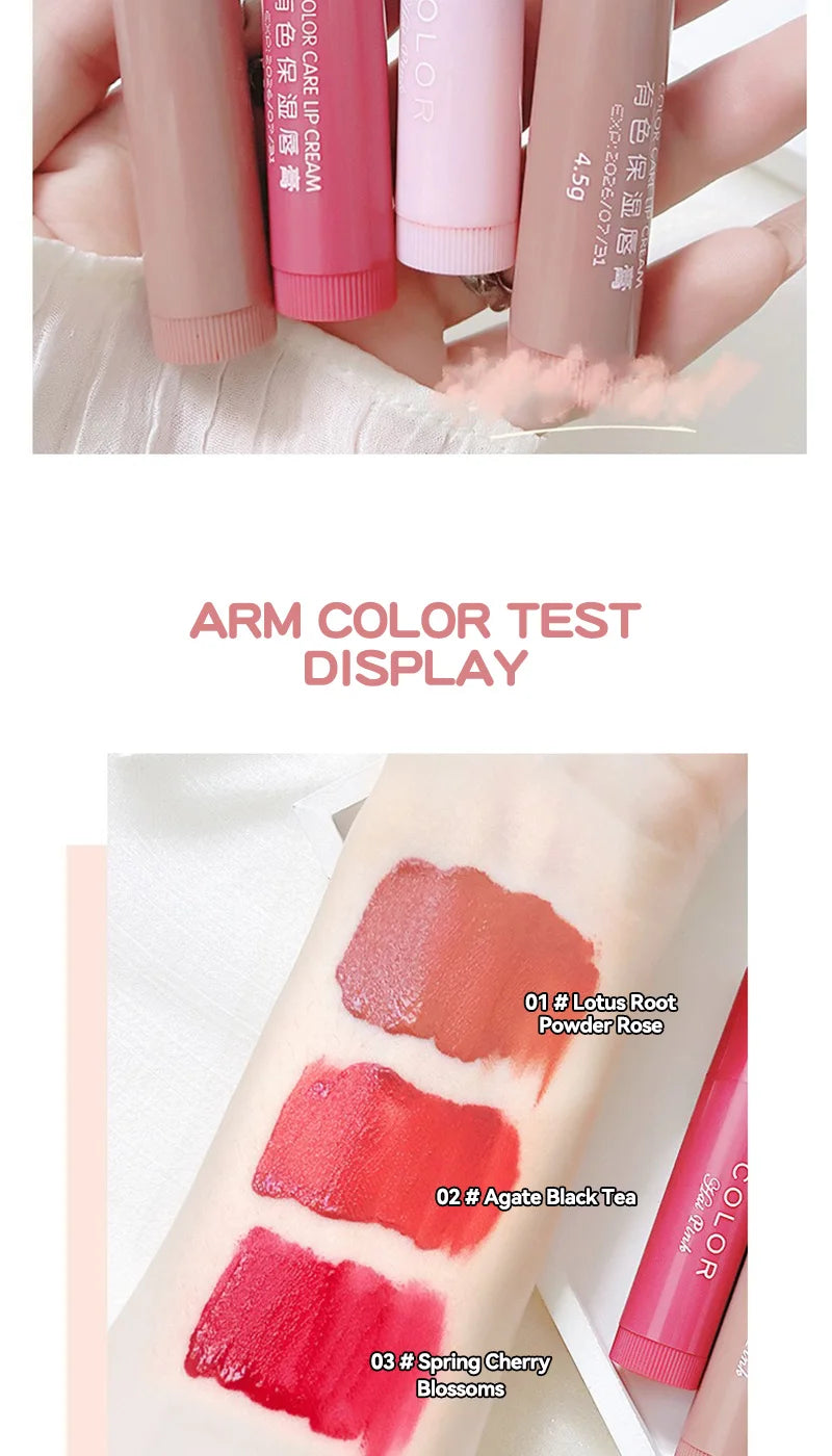 Tinted Moisturizing Lip Balm Set | Nourishing Hydrating Treatment Lip Care Tidesmit