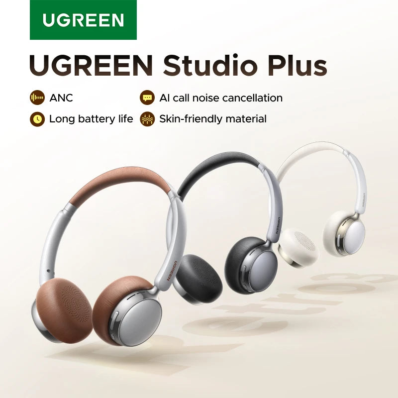 Wireless Headphones with Active Noise Cancellation | Cloud Foam Comfort Tidesmit