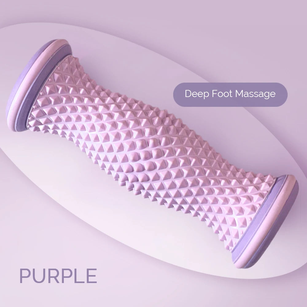 Foot Massager Roller for Plantar Fasciitis Relief - Portable Blue Tidesmit Back Massage Instrument PURPLE Tidesmit