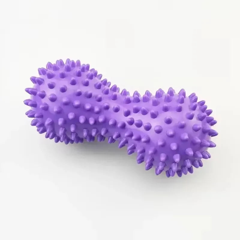 Peanut Massage Ball for Deep Tissue Fascia and Muscle Relief - Tidesmit Body Shaping Massage Equipment Purple Tidesmit