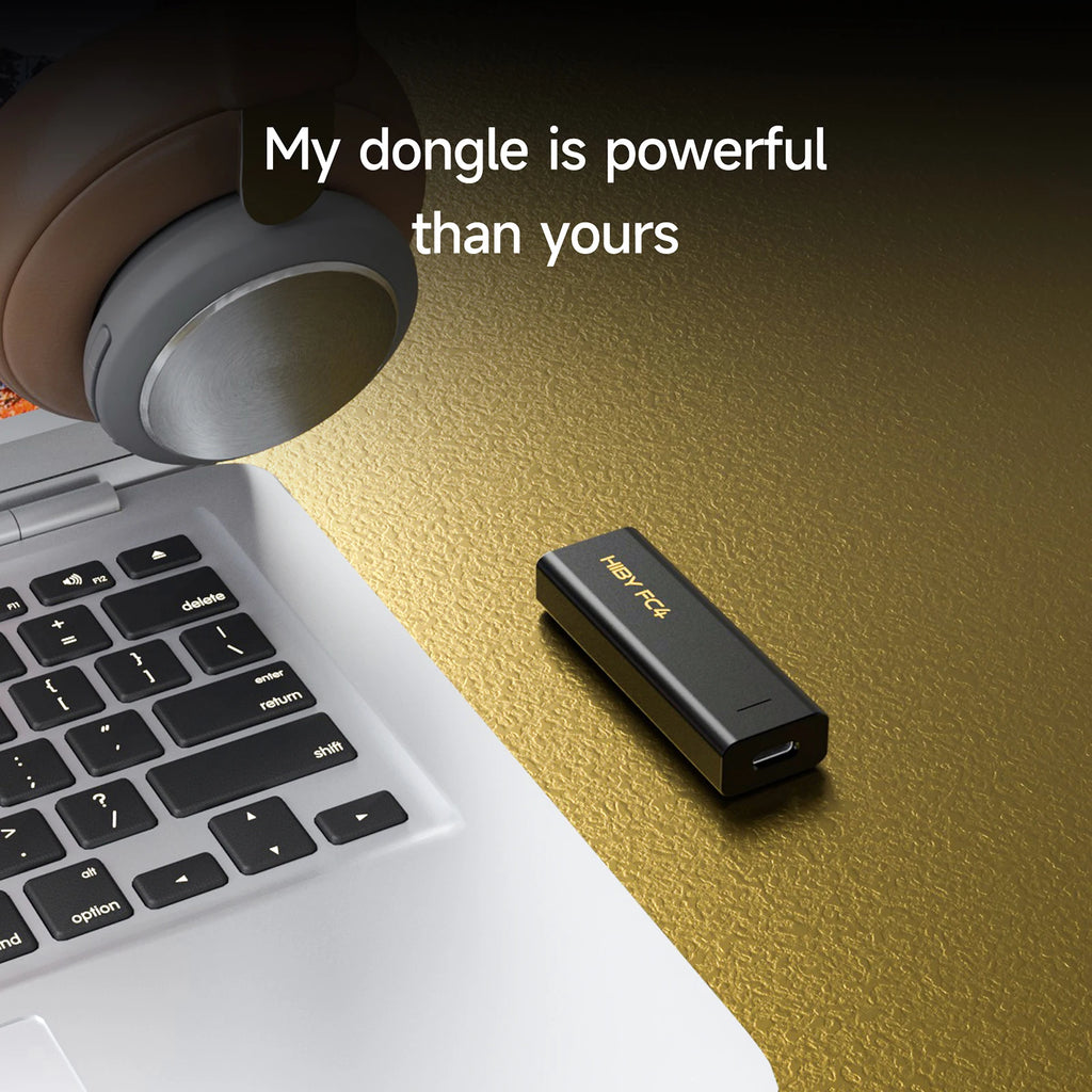 HiBy FC4 USB DAC Dongle & MQA Headphone Amplifier for High-Fidelity Audio Tidesmit