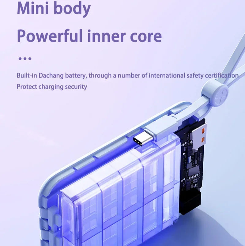 Portable Charger 50000mAh with 4 Built-in Cables | Tidesmit Tidesmit