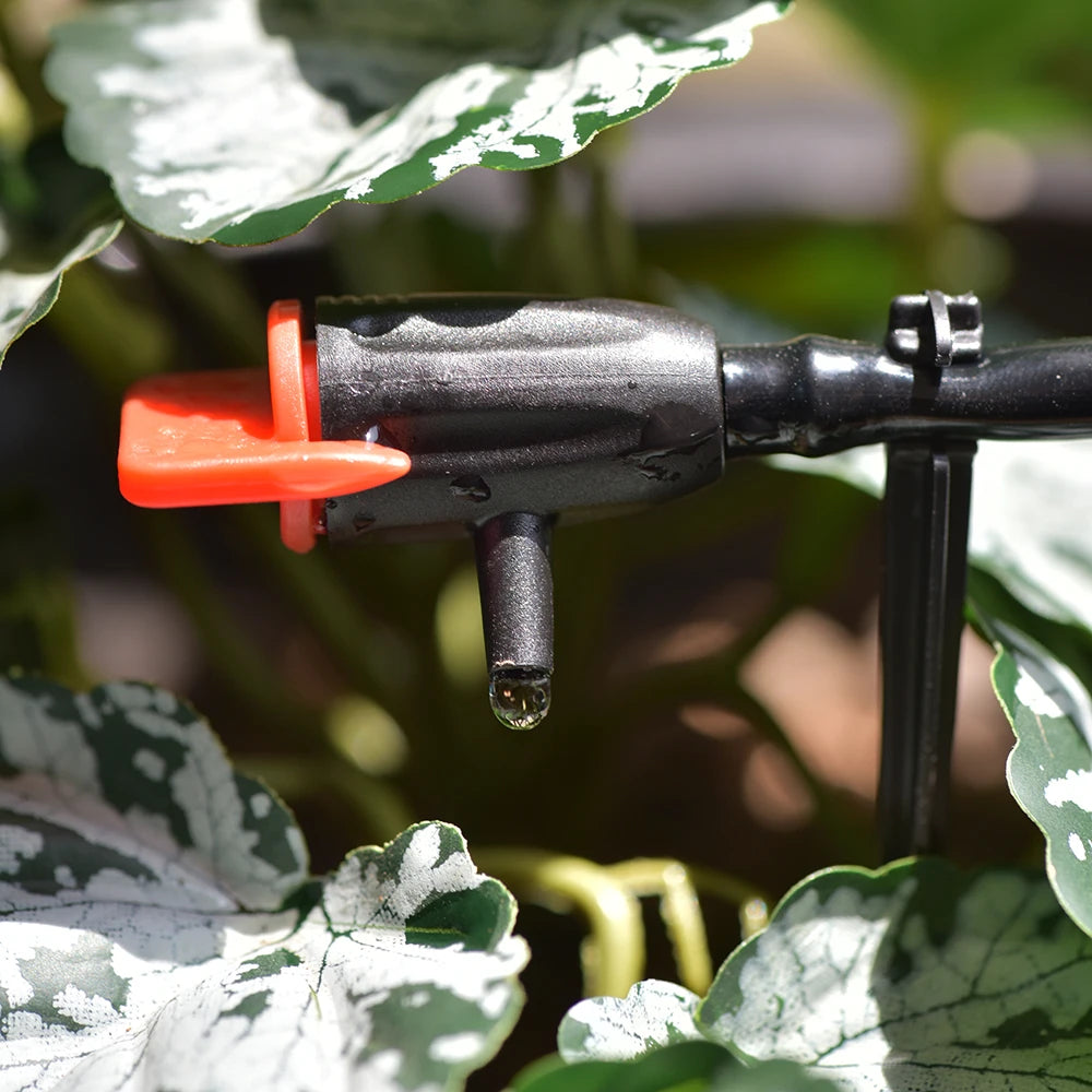 Adjustable Micro Drip Irrigation Emitter Dripper  Inch, Garden Lawn DIY Watering System Sprinkler Replacement Head