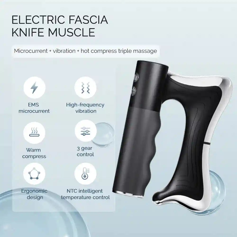 Fascia Massage Gun: Deep Tissue Percussive Therapy Tool Fascia Gun Tidesmit