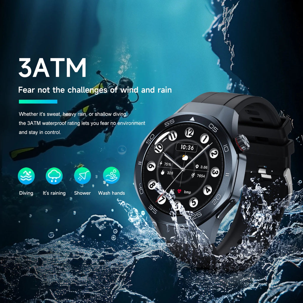 2026New Original Premium Sports SmartWatch Ultra 1.53“Display Built-in GPS Compass 3ATM Waterproof Call Fitness Tracker Bracelet