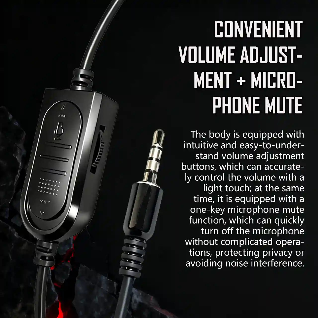 Wired Over-Ear Gaming Headphones with Mic - Comfortable PC Headset Tidesmit