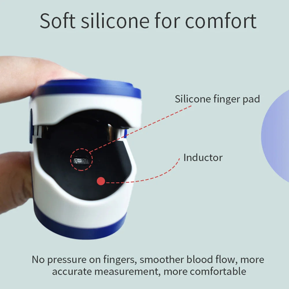 Fingertip Oximeter Testing SPO2 Oximeter Portable Fingertip Pulse Blood Oxygen Saturation Monitor LED Display Hot Sale