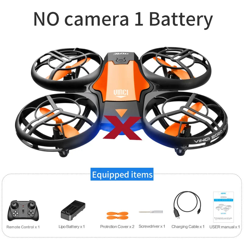 Mini RC Drone for Kids - Headless Mode, 360 Flips, V8-V18 Models V8-Orange Tidesmit