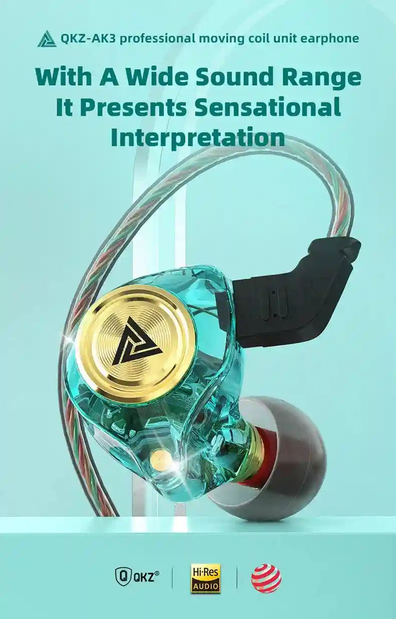 Wired Earbuds with Microphone - Noise Cancelling Bass Headset Tidesmit