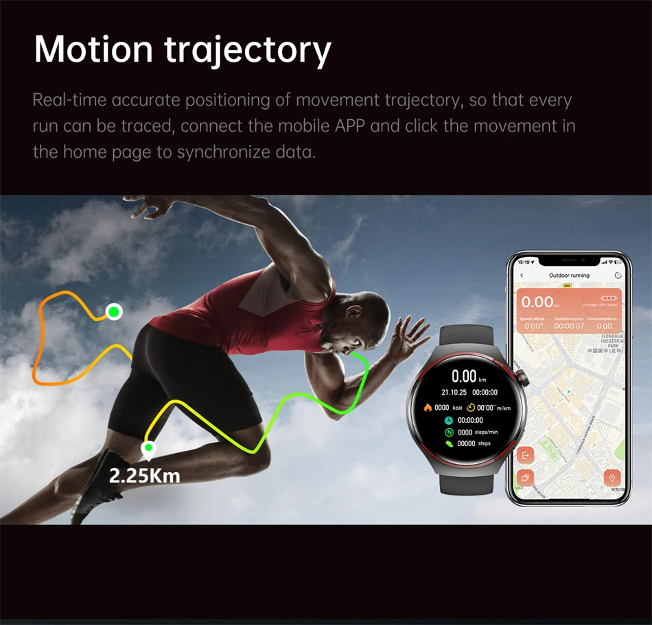 For WATCH 4 PRO Smart Watch Men Space Exploration Edition Bluetooth Call GPS NFC Heart Rate Sports SmartWatch 2026 New