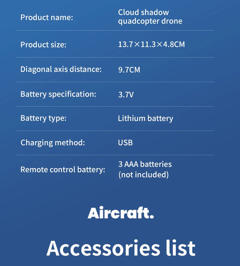 4K FPV Camera Drone H135 - Foldable RC Quadcopter with Wide Angle Lens Tidesmit