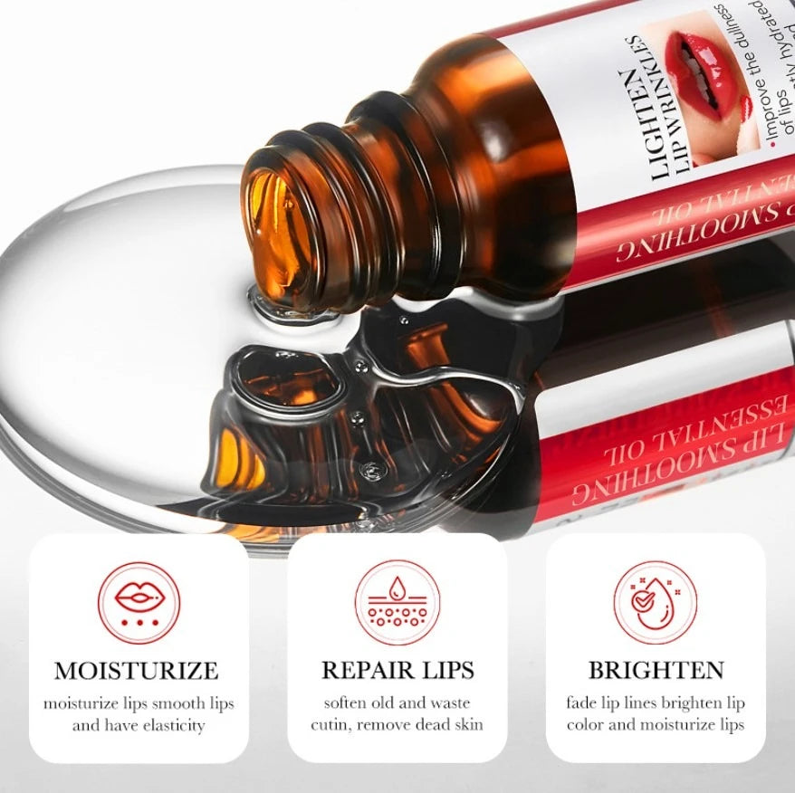 Tidesmit Hyaluronic Acid Lip Essence texture close-up for deep hydration and smoothing line softening face makeup