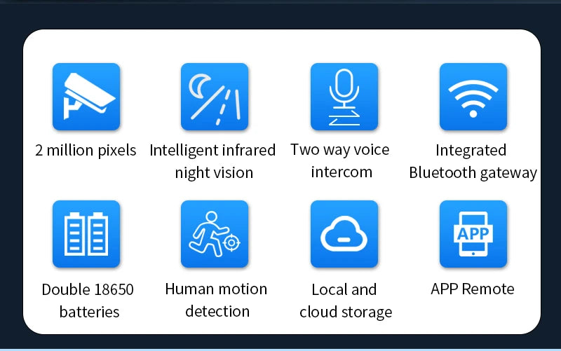 2.4G WIFI Video Doorbell 1080P TTLOCK Outdoor Security Protection Wireless infrared night vision Intercom Camera Ringing Bell