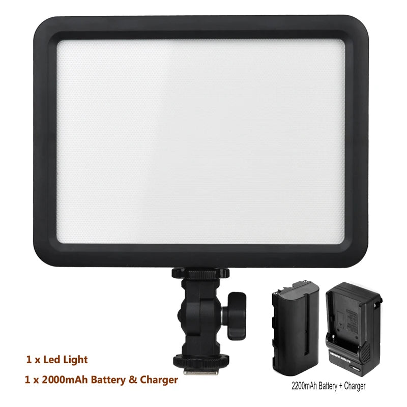 Godox LED Video Light Panel 12W Bi-color Dimmable for Professional Content Kit-2 Tidesmit