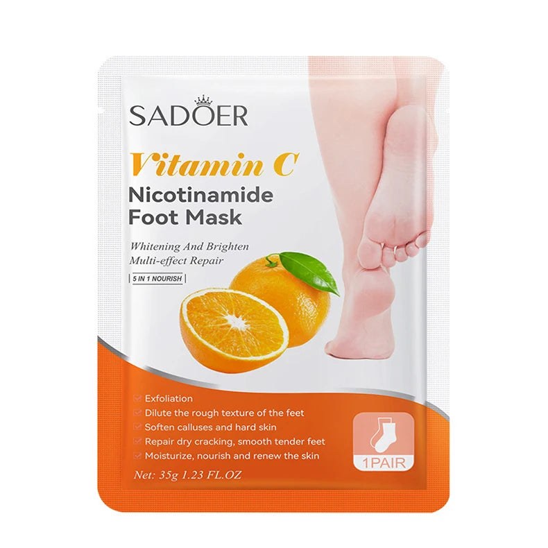 Fruit Foot Peel Mask 6 Pack - Spa-Quality Exfoliating Treatment Scrubs Treatments Tidesmit