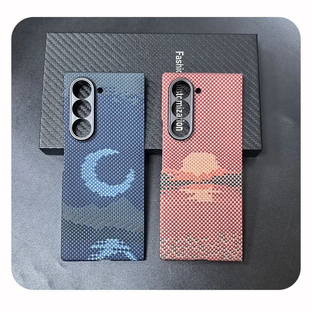 Samsung Galaxy Z Fold 7 Kevlar Carbon Fiber Case - Military-Grade Protection Tidesmit