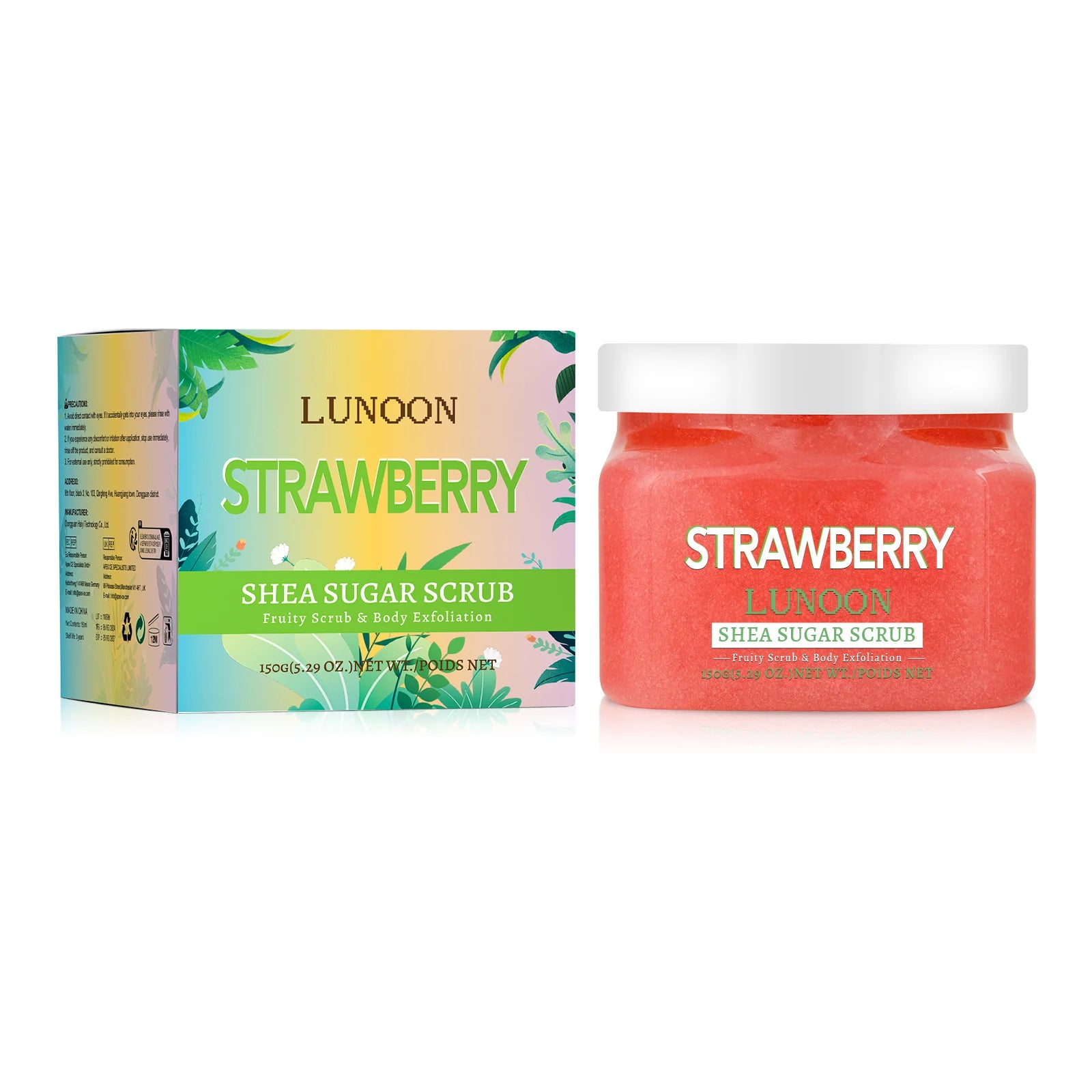 Watermelon Shea Sugar Scrub | Smoothing Body Exfoliator - 150g Scrubs Treatments 150g 3 Tidesmit