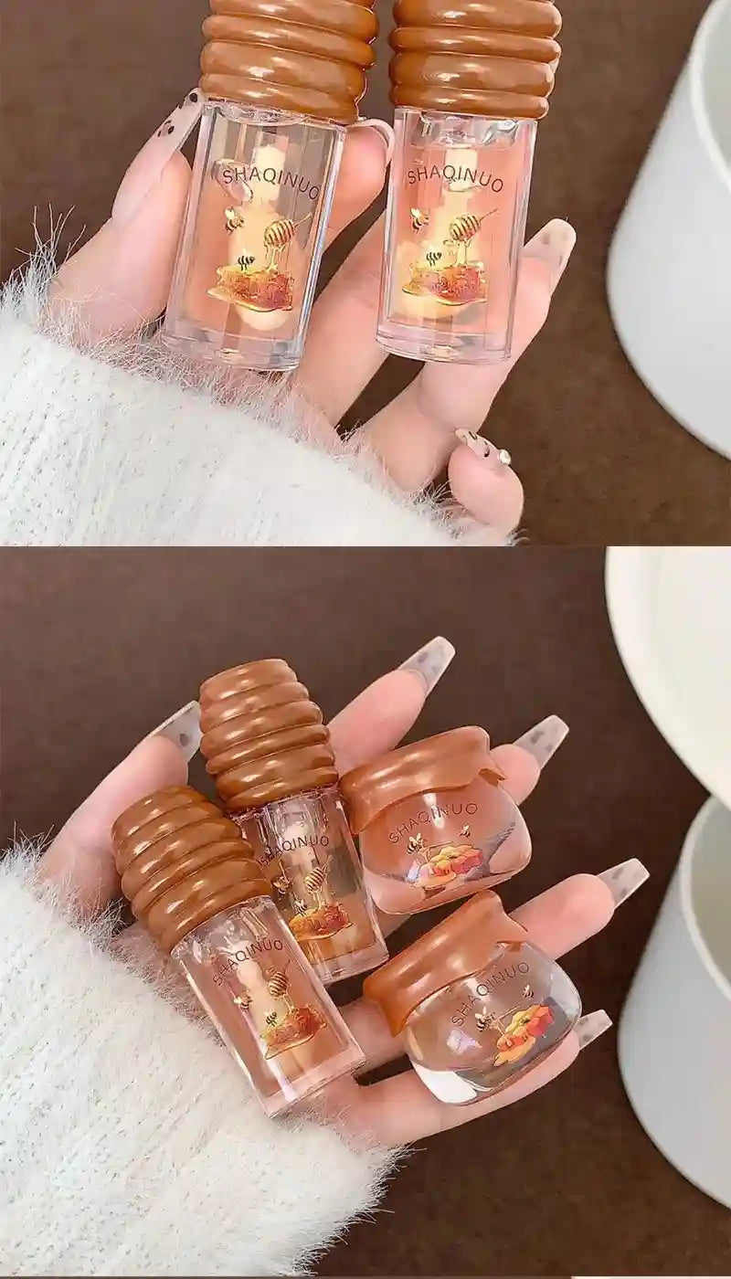 Honey Lip Oil Set – Nourishing Lip Treatment & Hydrating Care Lip Care Tidesmit