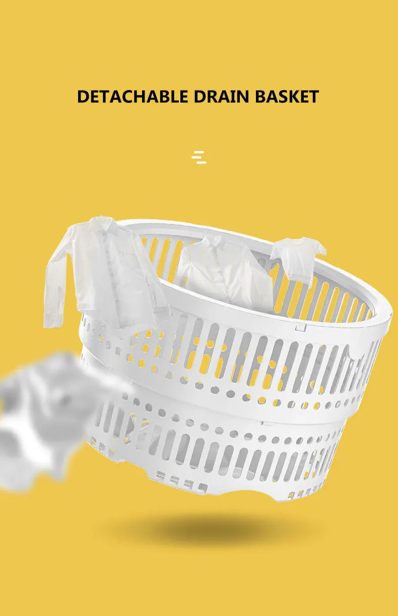 Tidesmit portable semi-automatic bucket washing machine and dryer for baby clothes, socks, and small laundry items.