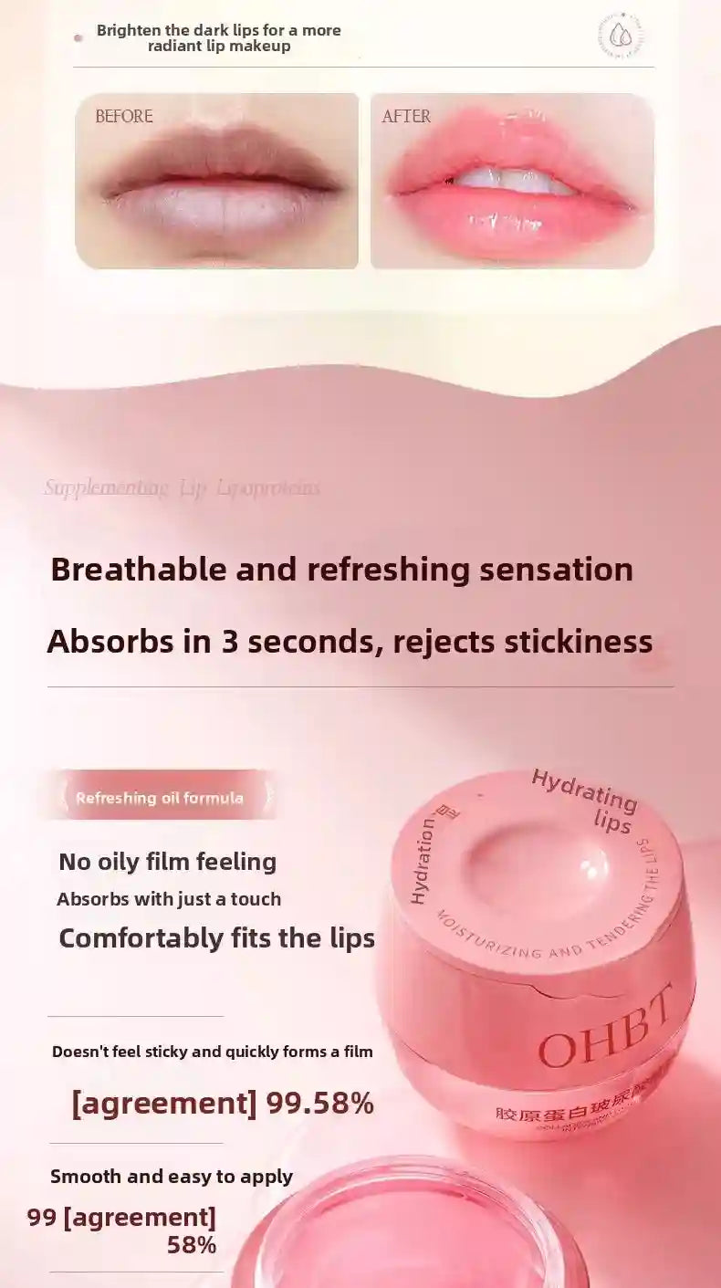 Lip Plumping Oil With Hyaluronic Acid - Hydrating Gloss Treatment Lip Care Tidesmit