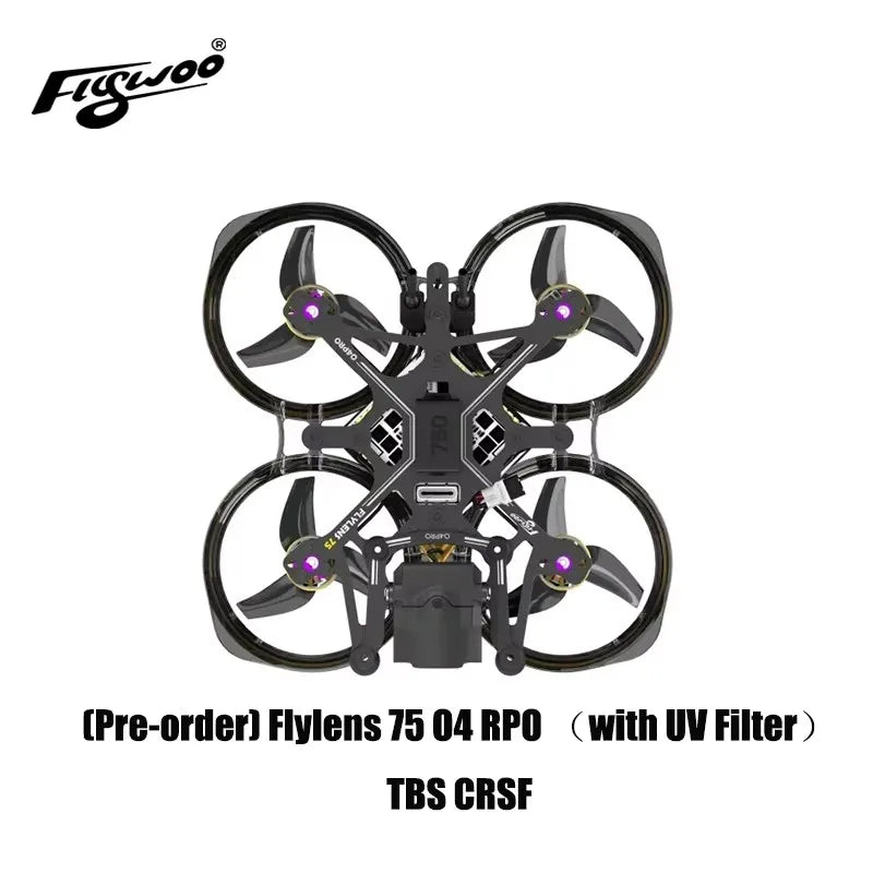 Flywoo Flylens 75 HD O4 FPV Drone | Compact 2S Racing Quadcopter 3 Tidesmit