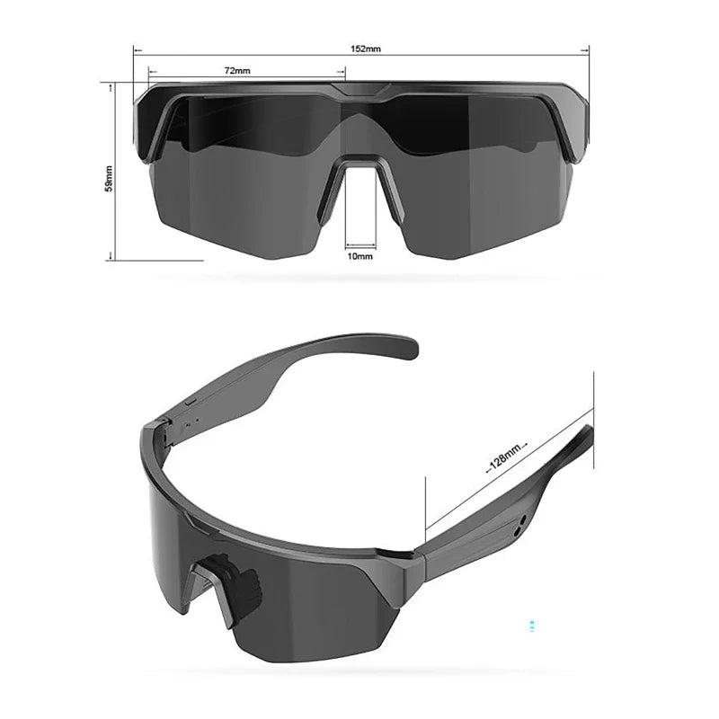 Polarized Bluetooth Audio Cycling Sunglasses | Silver & Gold Options Tidesmit