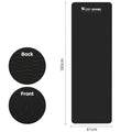 WEST BIKING Sports Yoga Mat Anti-slip Soft Home Fitness Exercise Mat Thicken Shock Absorb Cycling Training Mat Bike Accessories