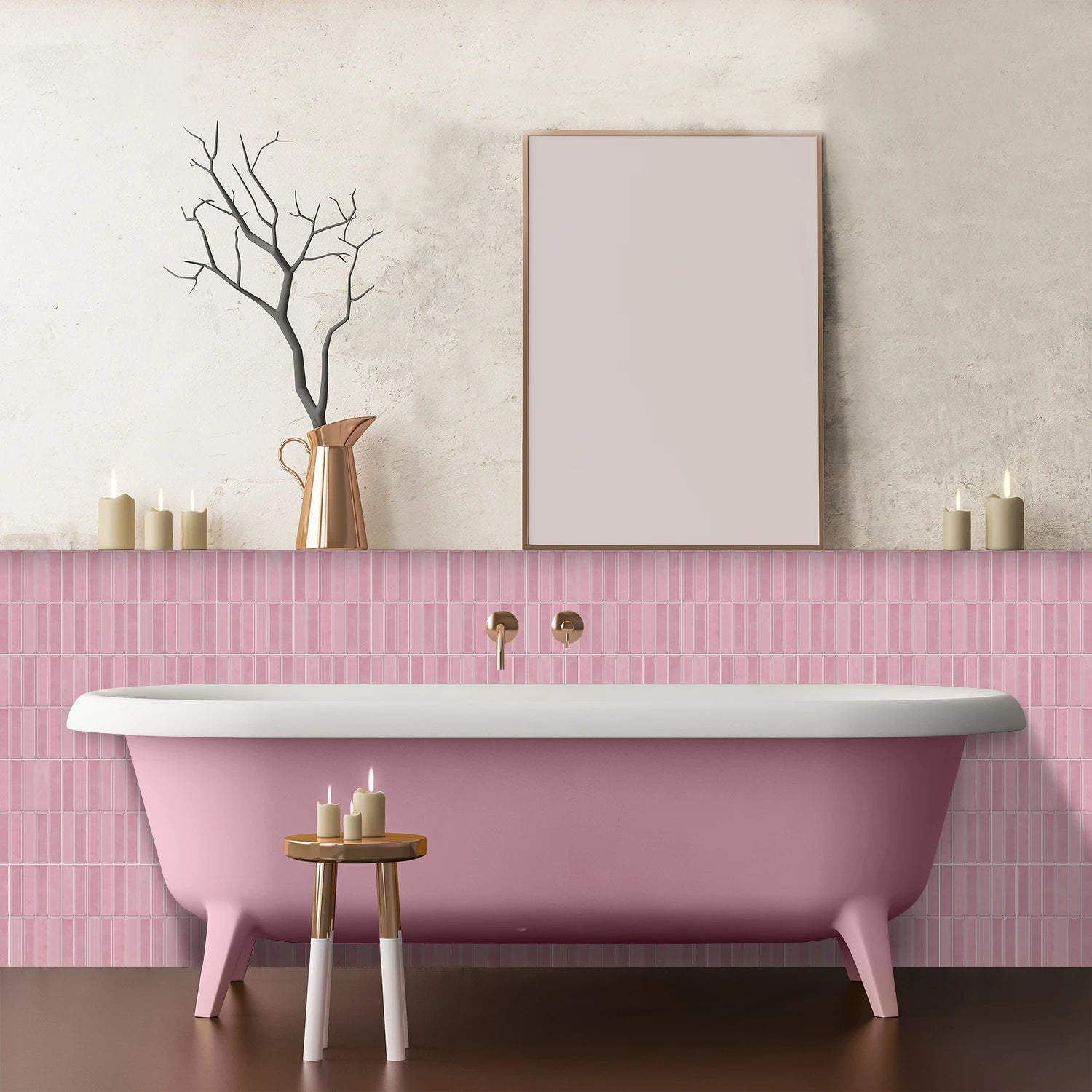 Self-adhesive tile decals, peel-and-stick tile stickers, splash-proof wall decor for kitchens and bathrooms, bedroom decor