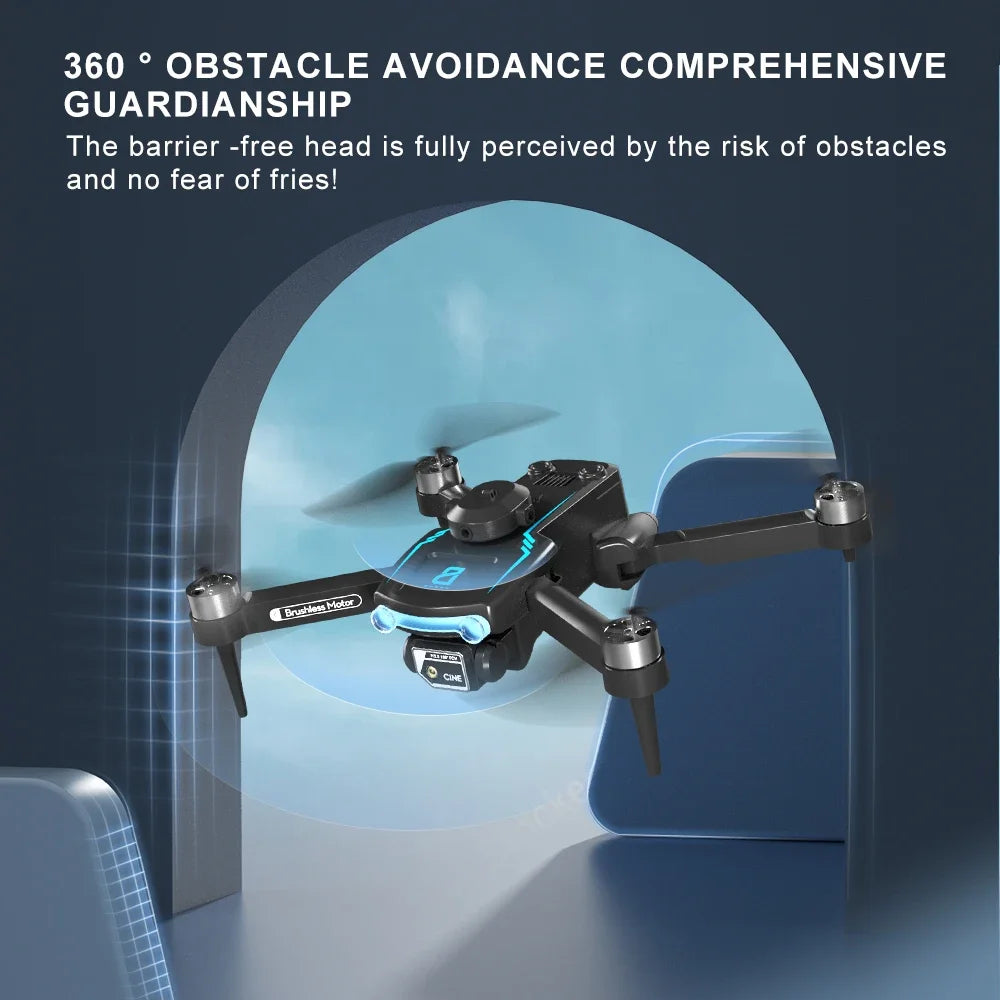 8K HD Camera Drone | Foldable Obstacle Avoidance Quadcopter Tidesmit