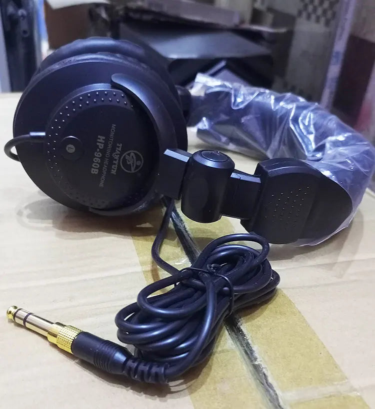 Studio Monitor Headphones with Active Noise Cancellation - Wired Over-Ear Tidesmit
