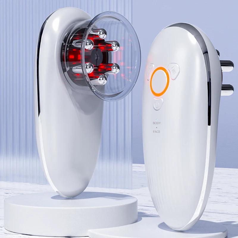 Face and Body Sculpting Electric Massager with Heat Therapy (White) Body Shaping Massage Equipment Tidesmit