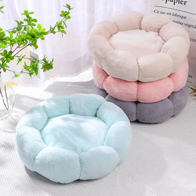 Pet Bed Washable Plush Dog Cat Mat Orthopedic Cuddle Cushion for Puppy Kitten Pet Supplies