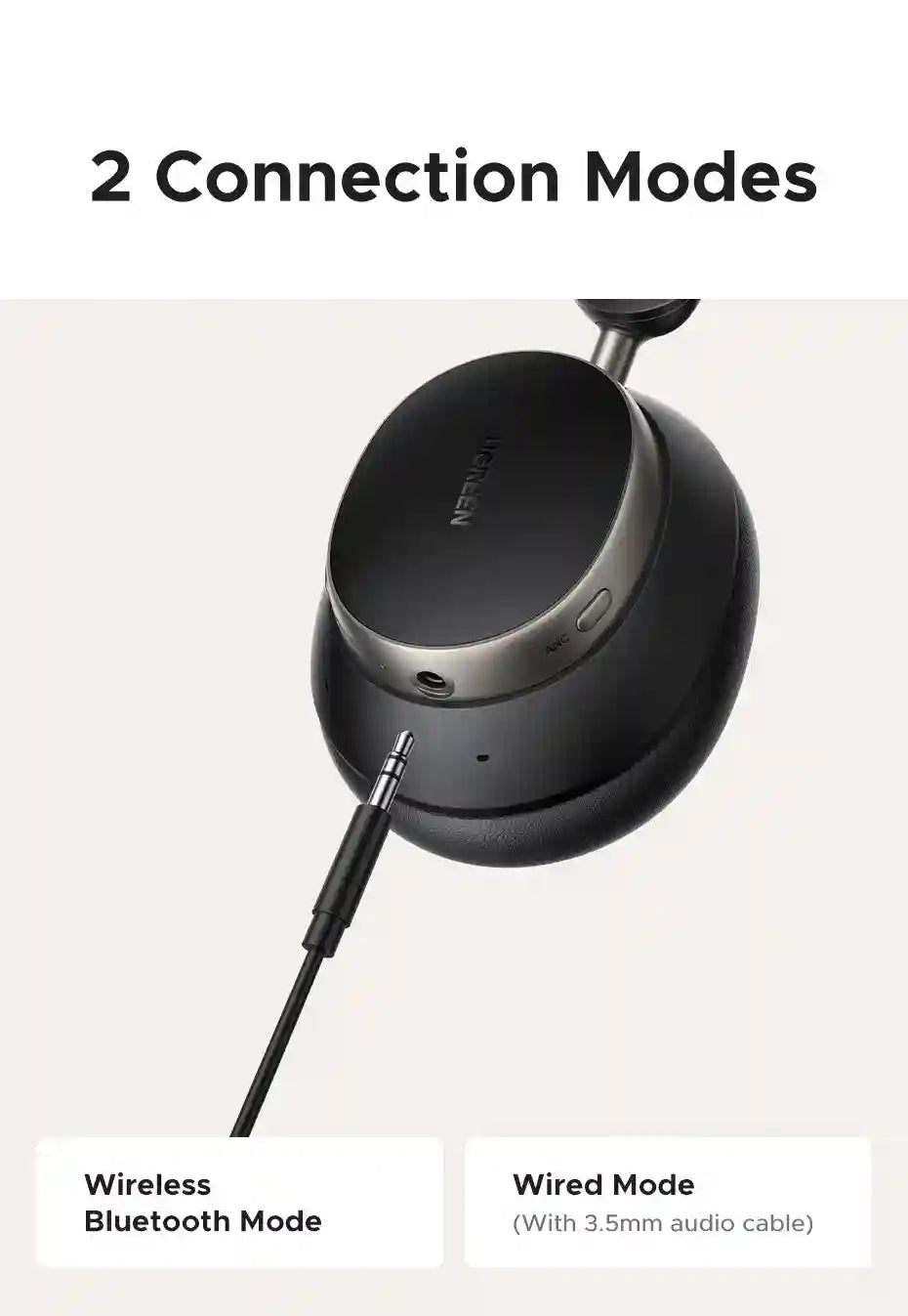 Wireless Headphones Noise Cancelling Over-Ear Studio Pro High-Res Audio Tidesmit