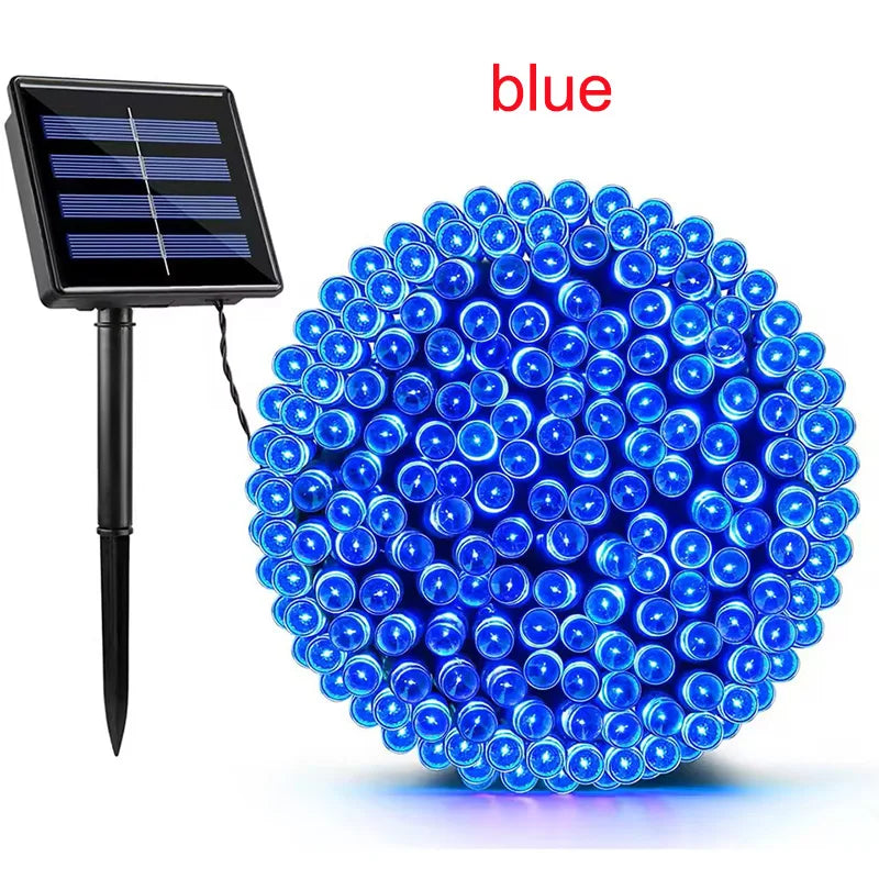 Outdoor Solar Powered Lighting LED Solar String Lights Courtyard Lights Waterproof Starry Fairy Lights For Festival Party