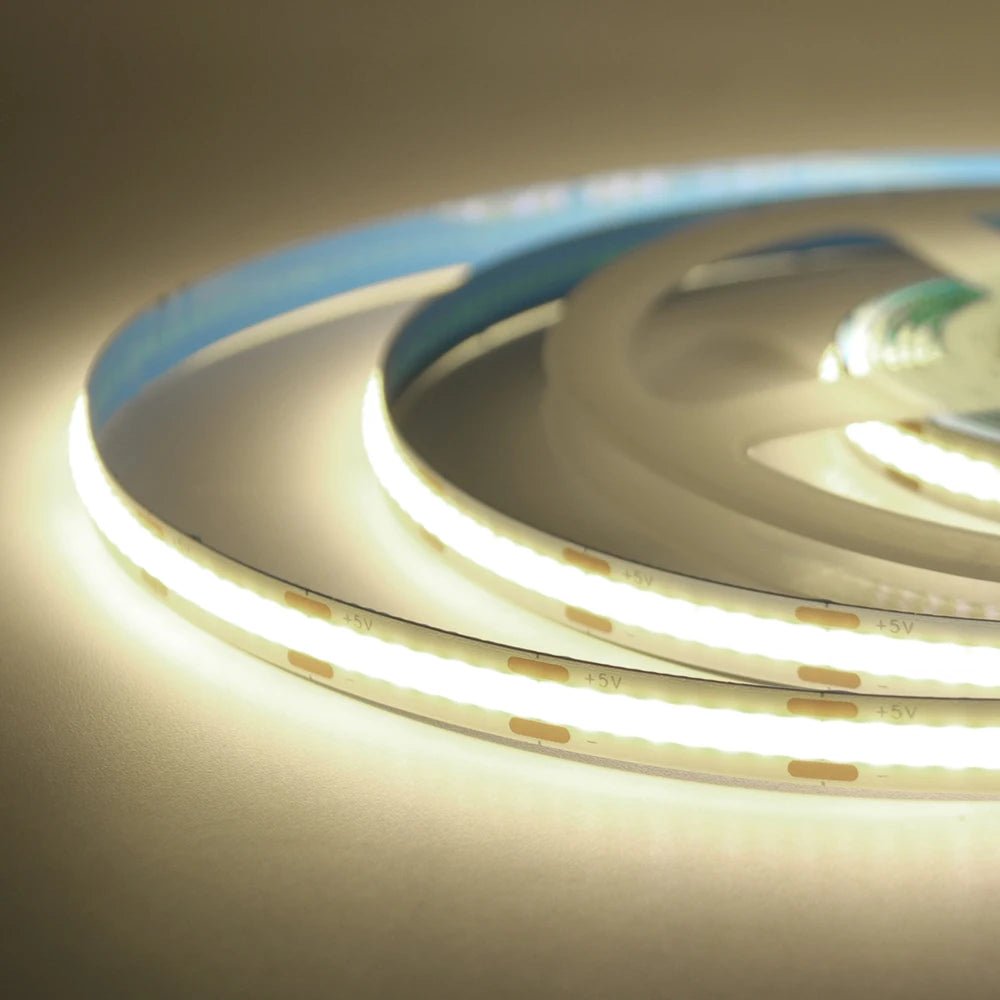 5V Motion Sensor LED COB Light Strip Human Induction USB/Battery Powered Flexible Lamp Under Cabinet Stairs Wardrobe Nightlights
