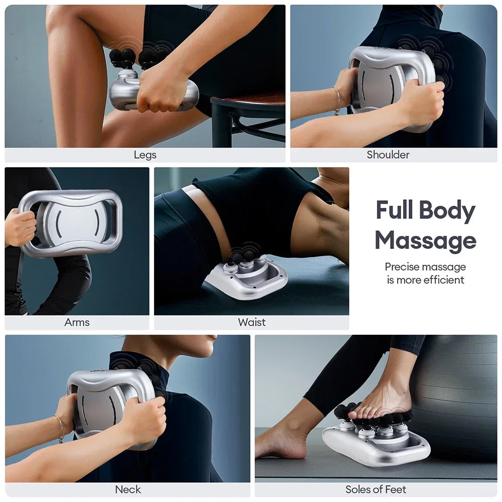 Tidesmit Percussive Therapy Fascia Gun - 24 Heads Deep Tissue Massager Fascia Gun Tidesmit