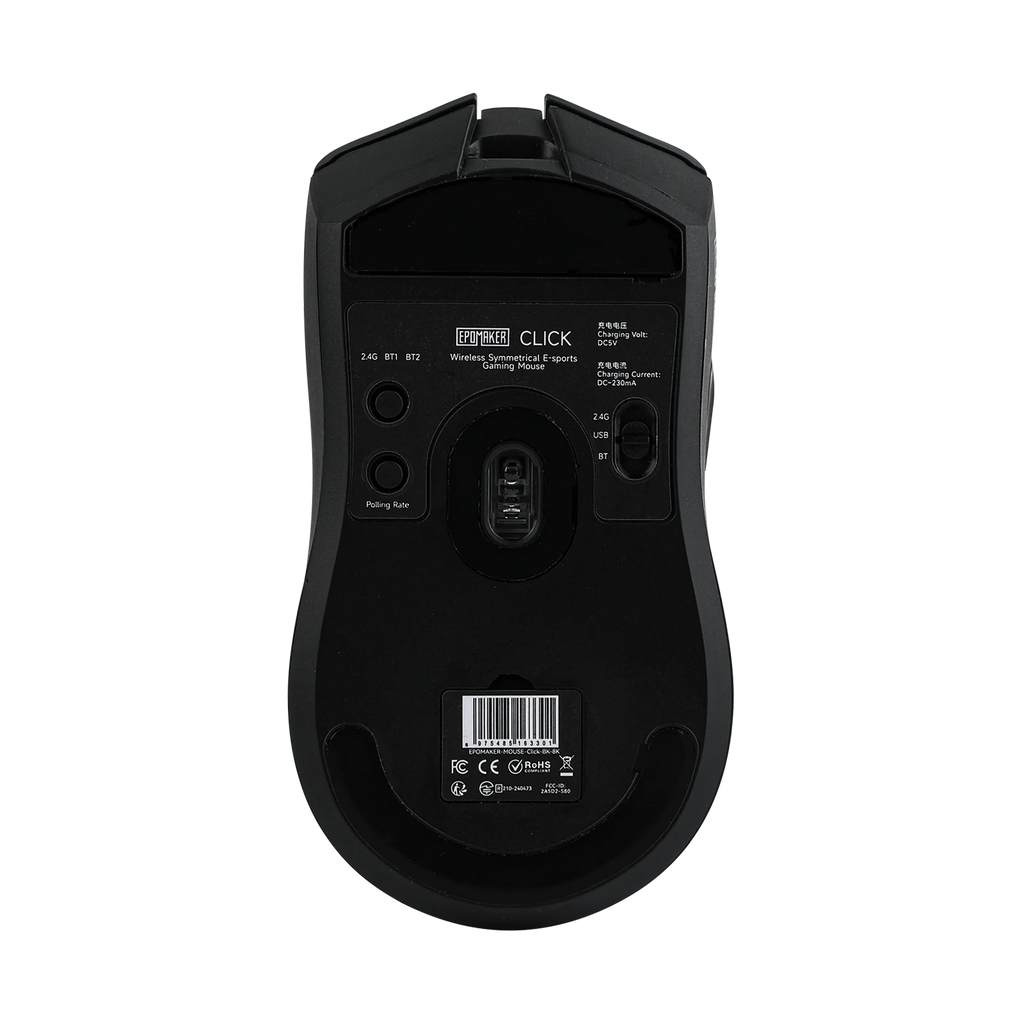 EPOMAKER Click Tri-mode Wireless Lightweight Gaming Mouse 8K Polling Rate with PAW3950 Sensor & 800 to 42000 DPI
