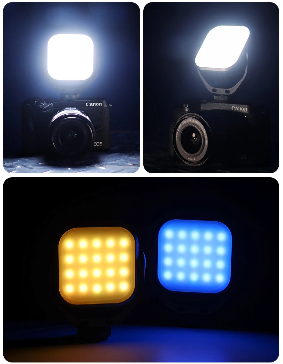 RGB Video Light for Camera & Smartphone - VL66 Portable LED Tidesmit