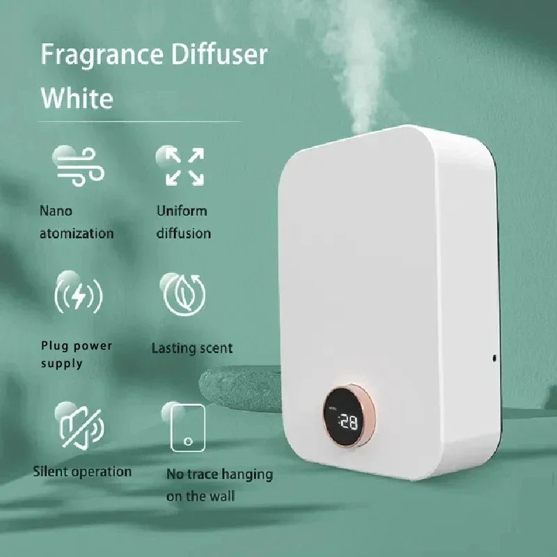 Smart Essential Oil Diffuser Fragrance Aromatherapy Scent Diffuser Machine Air Freshener Waterless Aroma Diffuser for Hotel