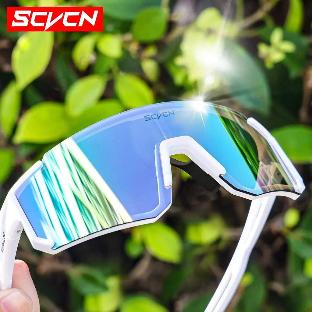 SCVCN Cycling Glasses UV400 Outdoor Sports Sunglasses Men MTB Cycling Glasses Women Road Bike Sunglasses Running Goggles