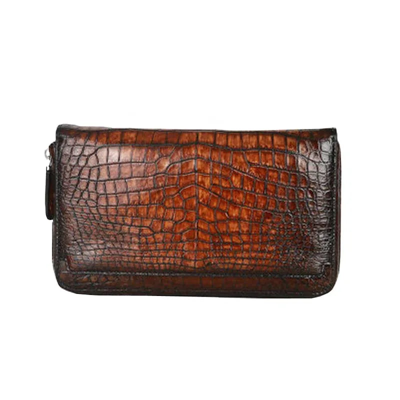 ourui Zipper male wallet Himalayan white long male handbags  men clutch bag